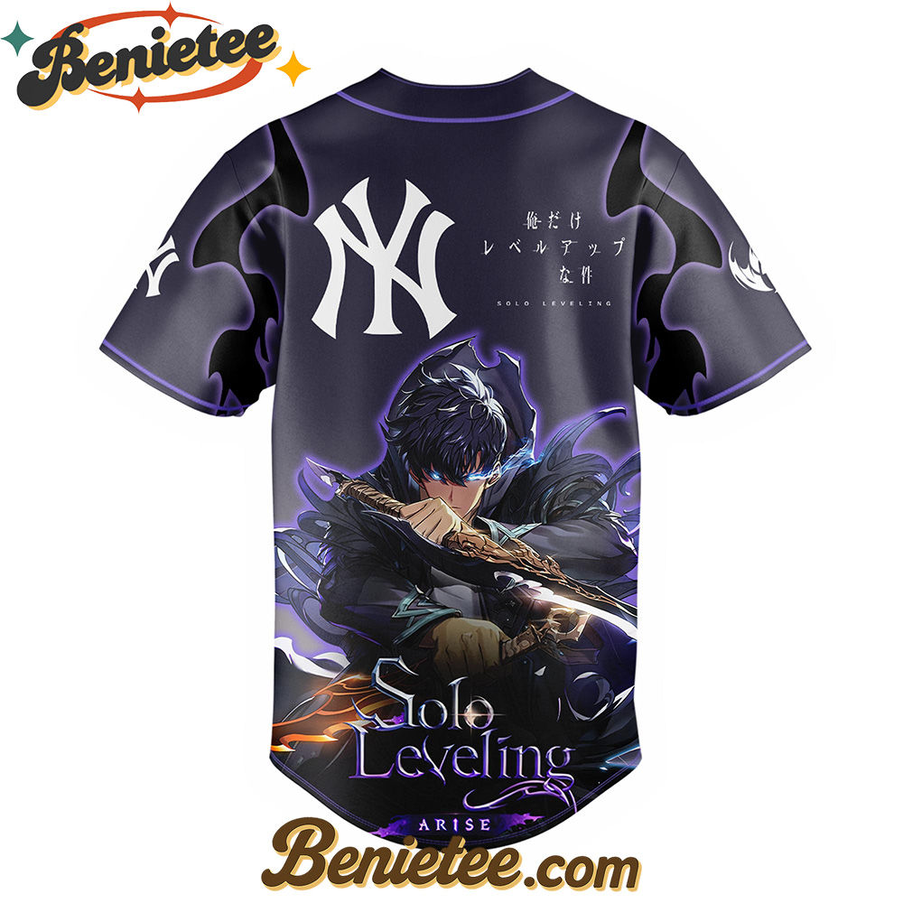 New York Yankees x Solo Leveling Exclusive Baseball Jersey