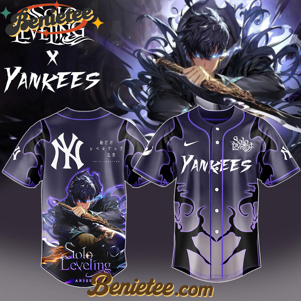 New York Yankees x Solo Leveling Exclusive Baseball Jersey