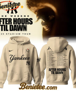 New York Yankees x The Weeknd After Hours Til Dawn Hoodie Limited Edition, Custom The Weeknd For Fans, After Hours Till Dawn Tour Gift For Fan