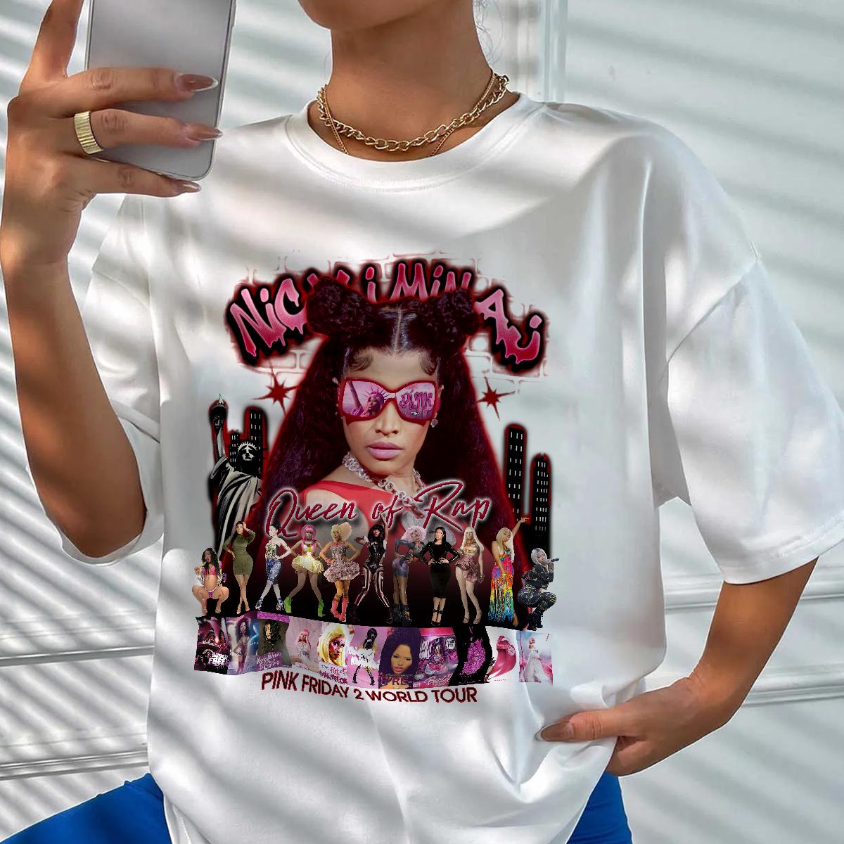 Nicki Minaj Rap Music Shirt, Nicki Minaj 90s Music Shirt, Fan Rap Retro Shirt - Image 2