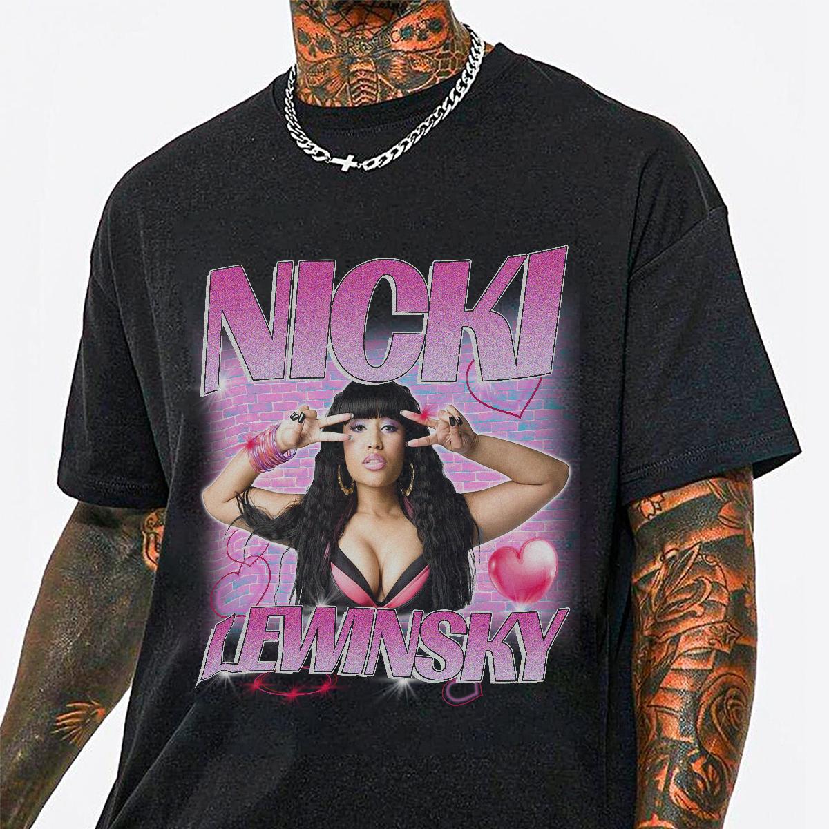 Nicki Minaj Lewinsky Rap Music Shirt, Nicki Minaj 90s Music Shirt, Fan Rap Retro Shirt - Image 4