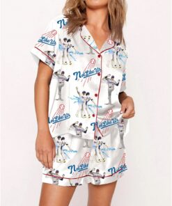 Not Like Us Dodgers Baseball Pajama Set