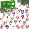 24 Days Anime Figurine Blind Box Christmas Advent Calendar Box Lilo&stitch Model Doll Anime Figures Xmas Gift Kids Girl Toys