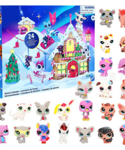 Christmas 24 Days Pet Garden Blind Box Kawaii Animation Figure Calendar Room Desk Decoration Kid Play House Toys Collection Gift
