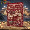 Oklahoma Sooners football Premium Advent Calendar 2025 CHRISTMAS GIFT, CHRISTMAS IDEA, Christmas Countdown Advent Calendar Gift Box with 24 Acrylic Ornaments