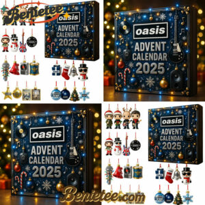 Oasis Advent Calendar 2025, Christmas Countdown Advent Calendar Gift Box with 24 Acrylic Ornaments