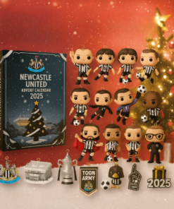 Alternative view of Newcastle United Advent Calendar 2025, Christmas Countdown Advent Calendar Gift Box With 24 Acrylic Ornaments