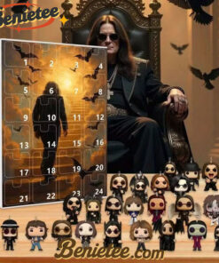 Ozzy Osbourne Advent Calendar 2025, Christmas Countdown Advent Calendar Gift Box with 24 Acrylic Ornaments
