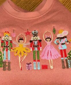 Alternative view of Embroidered Nutcracker Christmas Crewneck Sweatshirt: Ballet Apparel