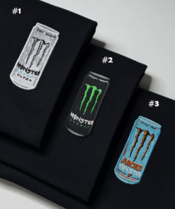 Monster Energy Custom Clothing Embroidery Sweatshirt/Hoodie/ Shirt, Custom Drink Embroided