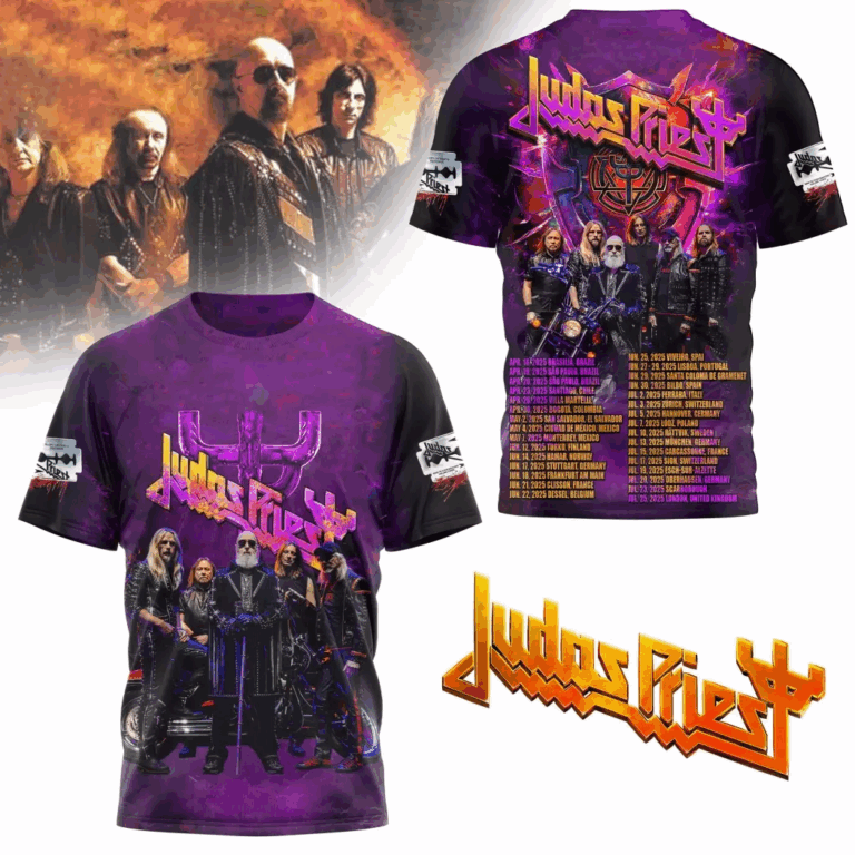 Judas Priest 2025 Tour 3D T-Shirt