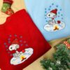 Snoopy Dog Christmas Embroidered Sweatshirt, Cute Christmas Sweatshirt, Festive Pet Lover Shirt, Christmas Holiday Sweaters, Christmas Gift