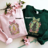EMBROIDERED Coquette Bow Wicked Movie Pink & Green Sweatshirt, Changed For Good Shirt, Wizard Of Oz Shirt