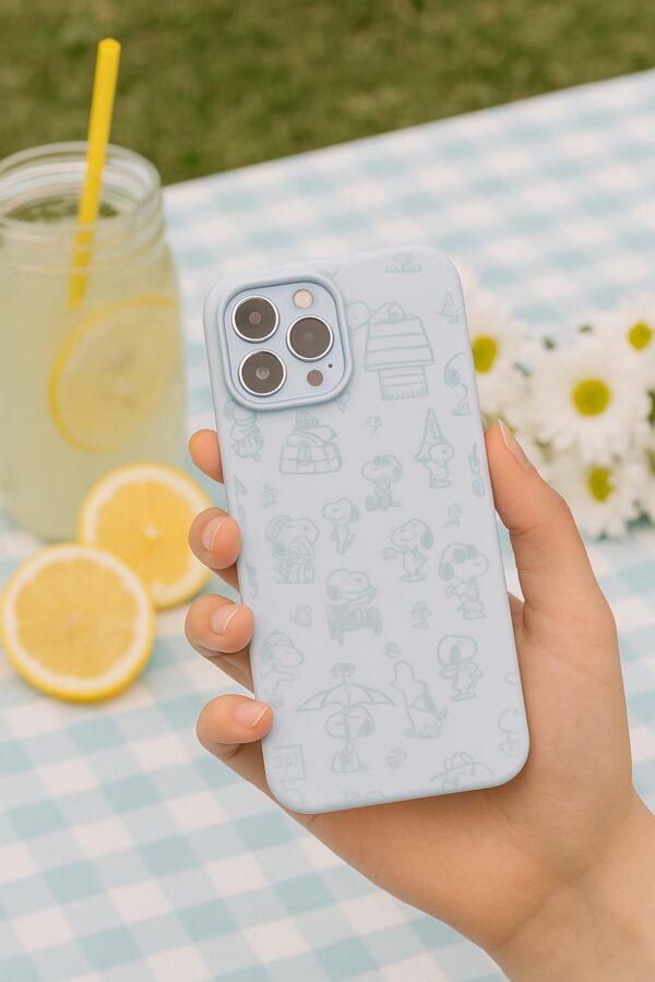 Alternative view of Snoopy iPhone Case, Cute Christmas Dog
