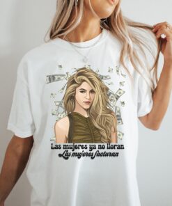 Las Mujeres Ya No Lloran Shakira 2025 Tour Shirt, Shakira Fan Shirt, Shakira 2025 Concert Shirt, Shakira Group Concert Shirt