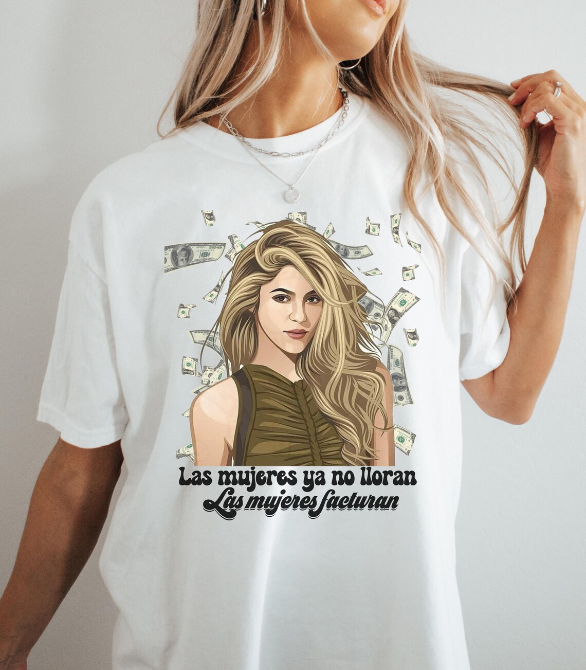 Las Mujeres Ya No Lloran Shakira 2025 Tour Shirt, Shakira Fan Shirt, Shakira 2025 Concert Shirt, Shakira Group Concert Shirt