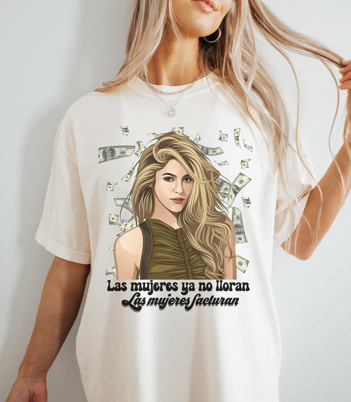 Las Mujeres Ya No Lloran Shakira 2025 Tour Shirt, Shakira Fan Shirt, Shakira 2025 Concert Shirt, Shakira Group Concert Shirt - Image 3