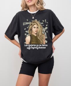 Alternative view of Las Mujeres Ya No Lloran Shakira 2025 Tour Shirt, Shakira Fan Shirt, Shakira 2025 Concert Shirt, Shakira Group Concert Shirt
