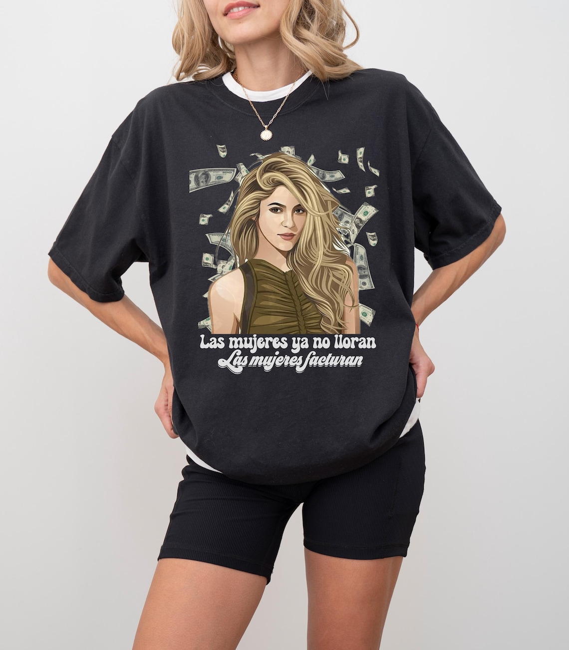 Las Mujeres Ya No Lloran Shakira 2025 Tour Shirt, Shakira Fan Shirt, Shakira 2025 Concert Shirt, Shakira Group Concert Shirt - Image 2