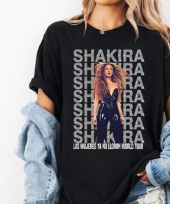 Alternative view of Las Mujeres Ya No Lloran World Tour Shirt, Shakira 2025 Concert Shirt, LMYNL, Shakira Fan Shirt