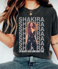 Las Mujeres Ya No Lloran World Tour Shirt, Shakira 2025 Concert Shirt, LMYNL, Shakira Fan Shirt