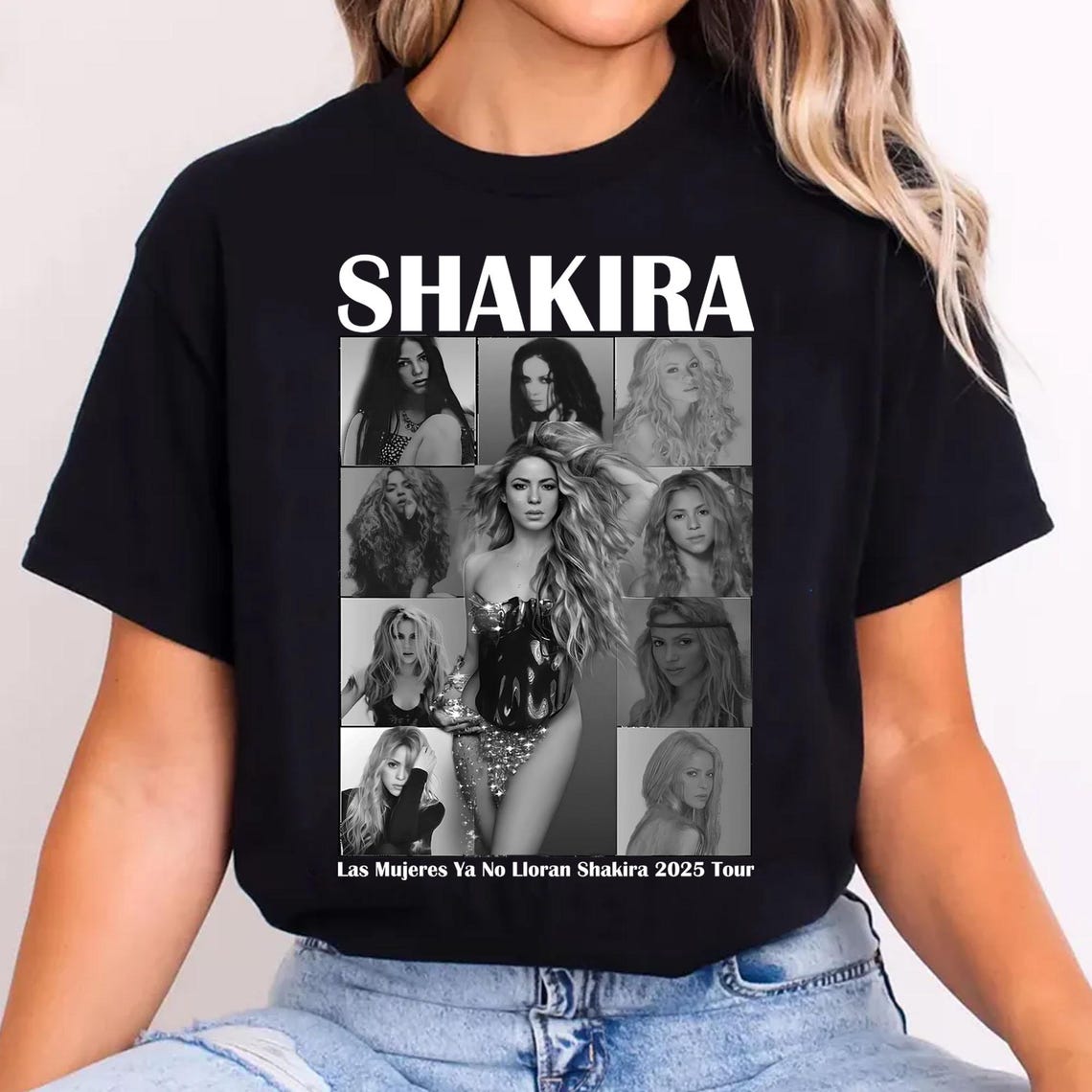 Las Mujeres Ya No Lloran Shakira 2025 Tour Shirt, Shakira Fan Shirt, Shakira 2025 Concert Shirt - Image 4