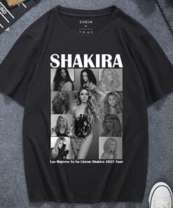 Alternative view of Las Mujeres Ya No Lloran Shakira 2025 Tour Shirt, Shakira Fan Shirt, Shakira 2025 Concert Shirt