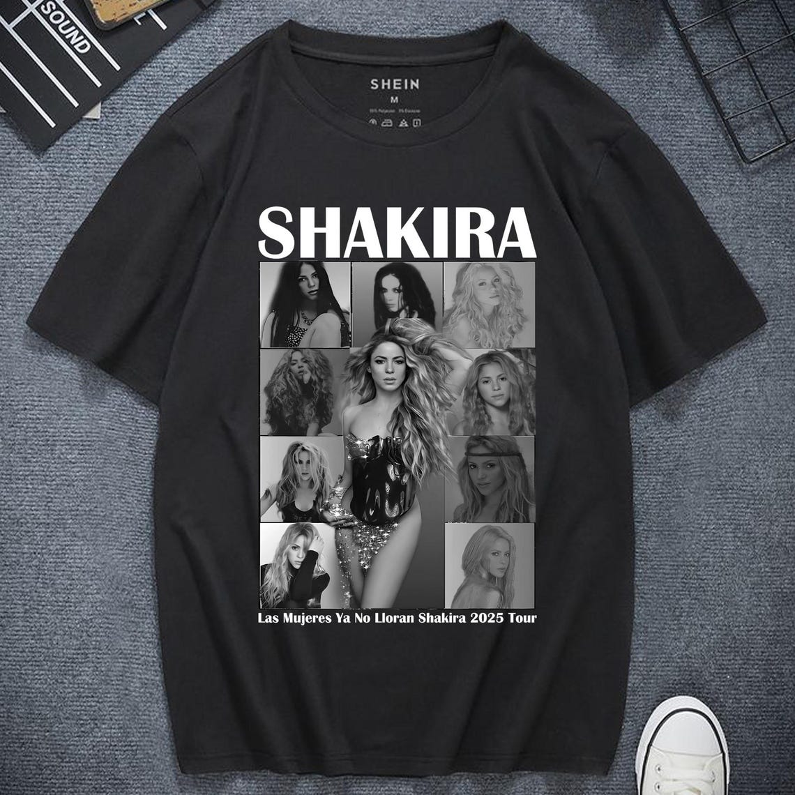 Las Mujeres Ya No Lloran Shakira 2025 Tour Shirt, Shakira Fan Shirt, Shakira 2025 Concert Shirt - Image 2