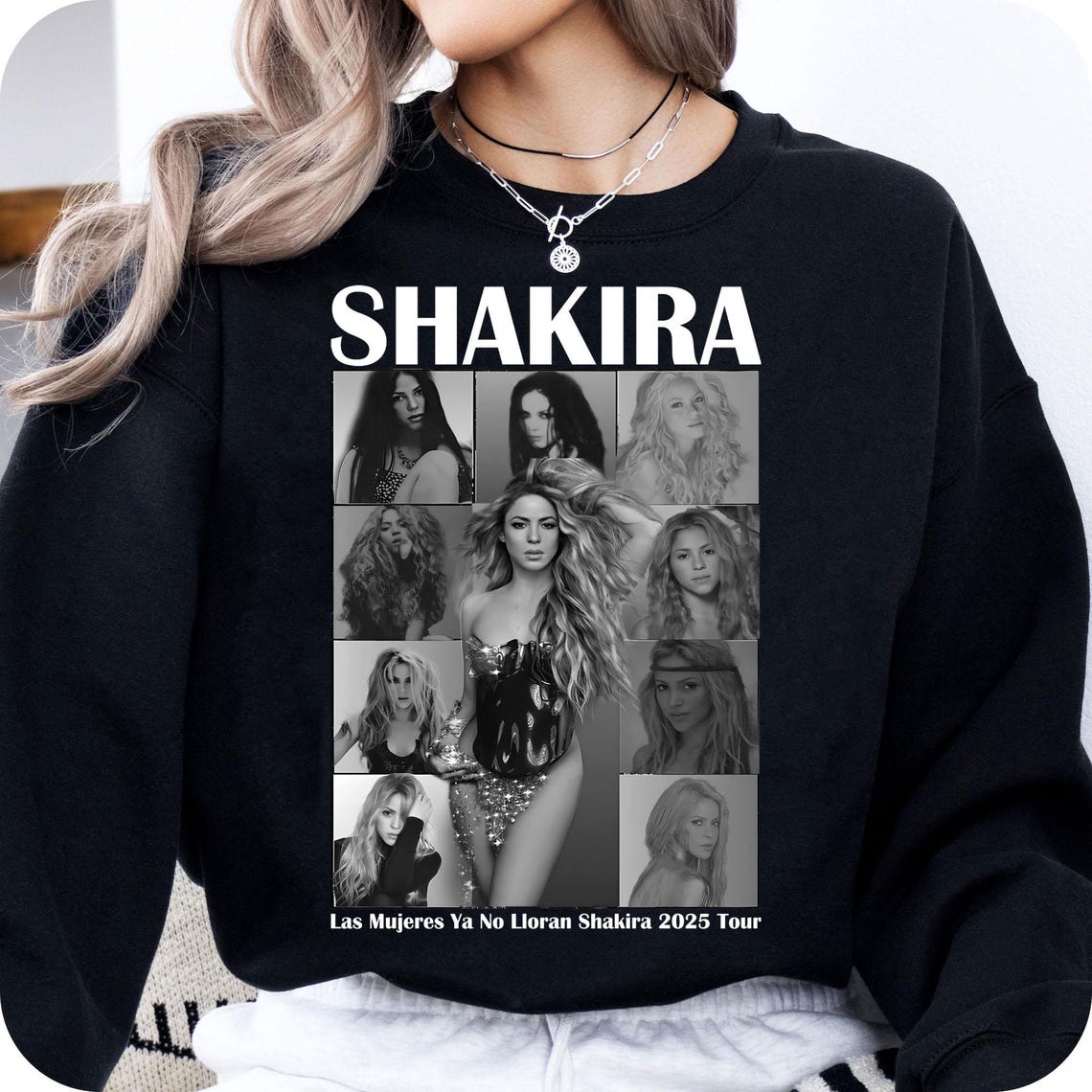 Las Mujeres Ya No Lloran Shakira 2025 Tour Shirt, Shakira Fan Shirt, Shakira 2025 Concert Shirt - Image 3