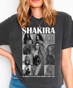 Las Mujeres Ya No Lloran Shakira 2025 Tour Shirt, Shakira Fan Shirt, Shakira 2025 Concert Shirt