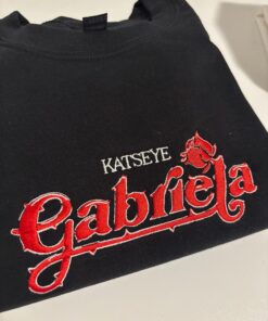 Gabriela Embroidred Sweatshirt, Katseye Kpop Embroidery Hoodie