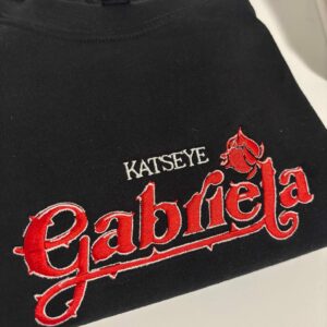 Gabriela Embroidred Sweatshirt, Katseye Kpop Embroidery Hoodie