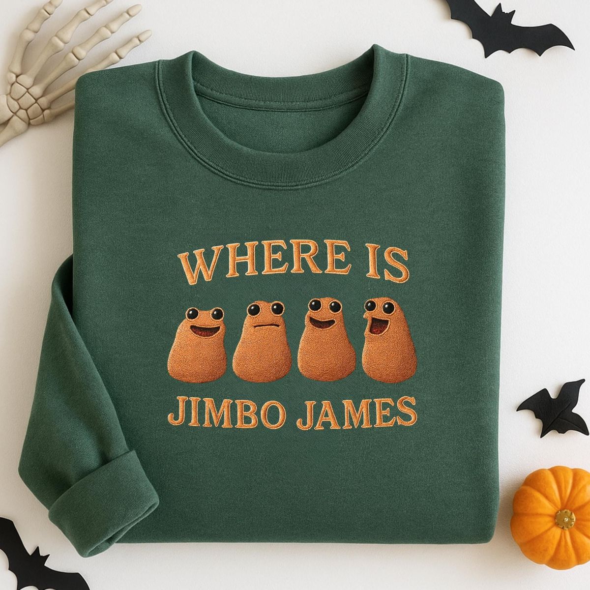 Marcus The Worm Embroidered Sweatshirt: Funny Meme Tee - Image 3