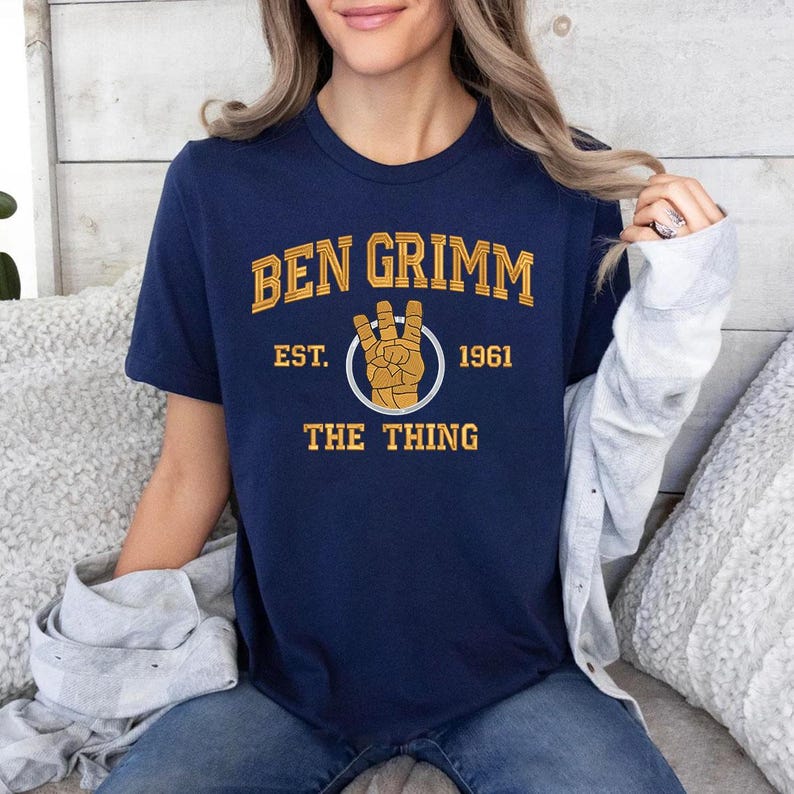 Embroidery The Fantastic Four First Steps Shirts, Marvel Superhero Embroidery Sweatshirt - Image 3