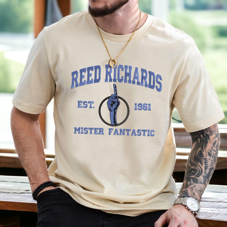 Embroidery The Fantastic Four First Steps Shirts, Marvel Superhero Embroidery Sweatshirt - Image 4