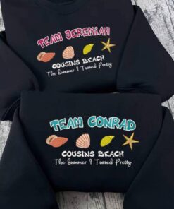 Alternative view of The Summer I Turned Pretty Embroidery Sweatshirt, Team Conrad, Team Jeremiah, Team Cam Shirt