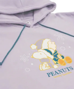 Alternative view of Cozy Fall Dog Embroidery Design: Autumn Leaves, Classic Cartoon Dog