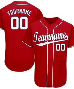 Custom Embroidery Or Print Baseball Jersey, Custom Personalized Baseball Jersey - Name & Number