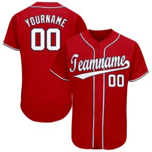 Custom Embroidery Or Print Baseball Jersey, Custom Personalized Baseball Jersey - Name & Number