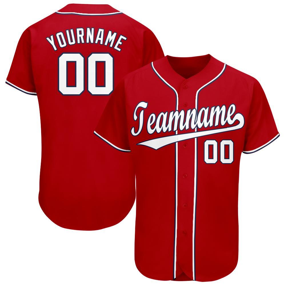 Custom Embroidery Or Print Baseball Jersey, Custom Personalized Baseball Jersey - Name & Number