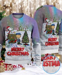 Charlie B Snoopy Christmas Knitted Sweater, Ugly Christmas Sweatshirt