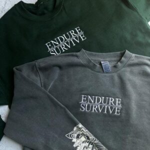 T Last O Us Endure and Survive Embroidery Sweatshirt, TLOU Look For The Light Embroidered Shirt, Ellie Williams, Pedro Pascal, Joel Miller