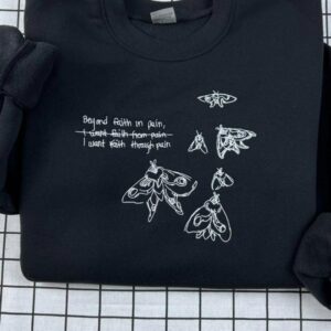 Embroidered T Last O Us Ellie's Tattoo Sweatshirt