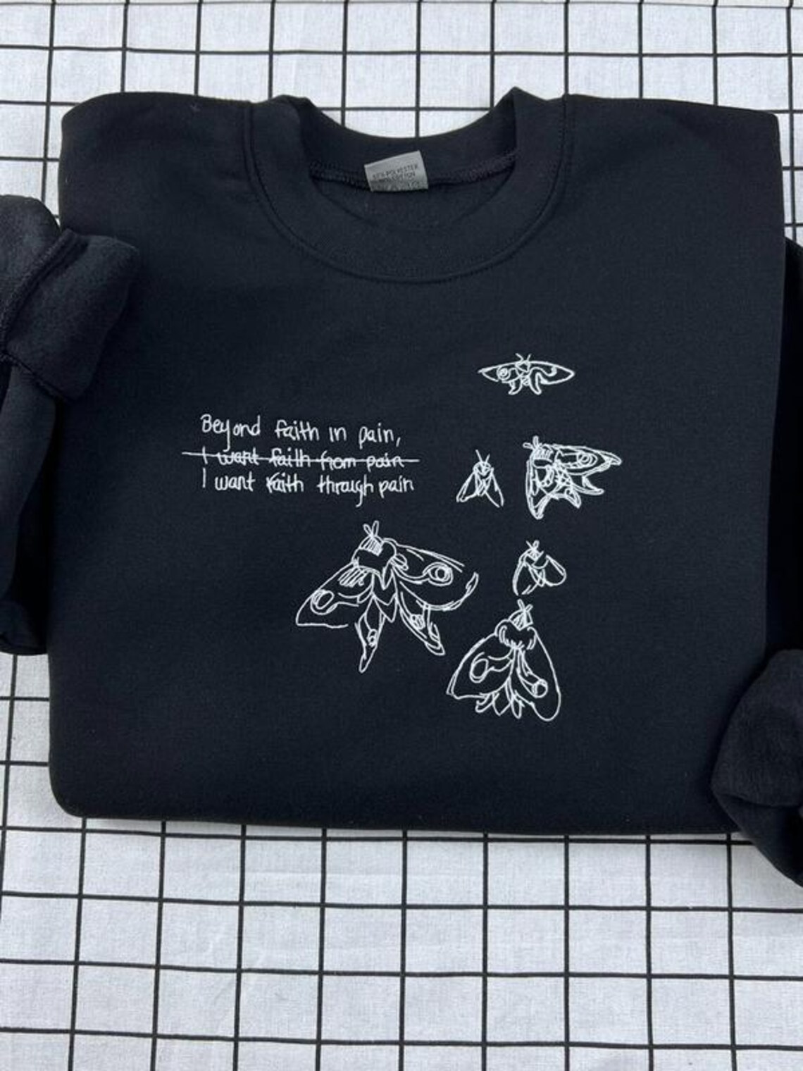 Embroidered T Last O Us Ellie's Tattoo Sweatshirt