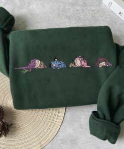 Alternative view of KPDH Embroidered Shirt, Demon Hunter Embroidery Sweatshirt, Kpop Demon Hunter Embroidery Shirt