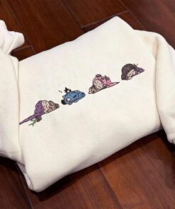 KPDH Embroidered Shirt, Demon Hunter Embroidery Sweatshirt, Kpop Demon Hunter Embroidery Shirt