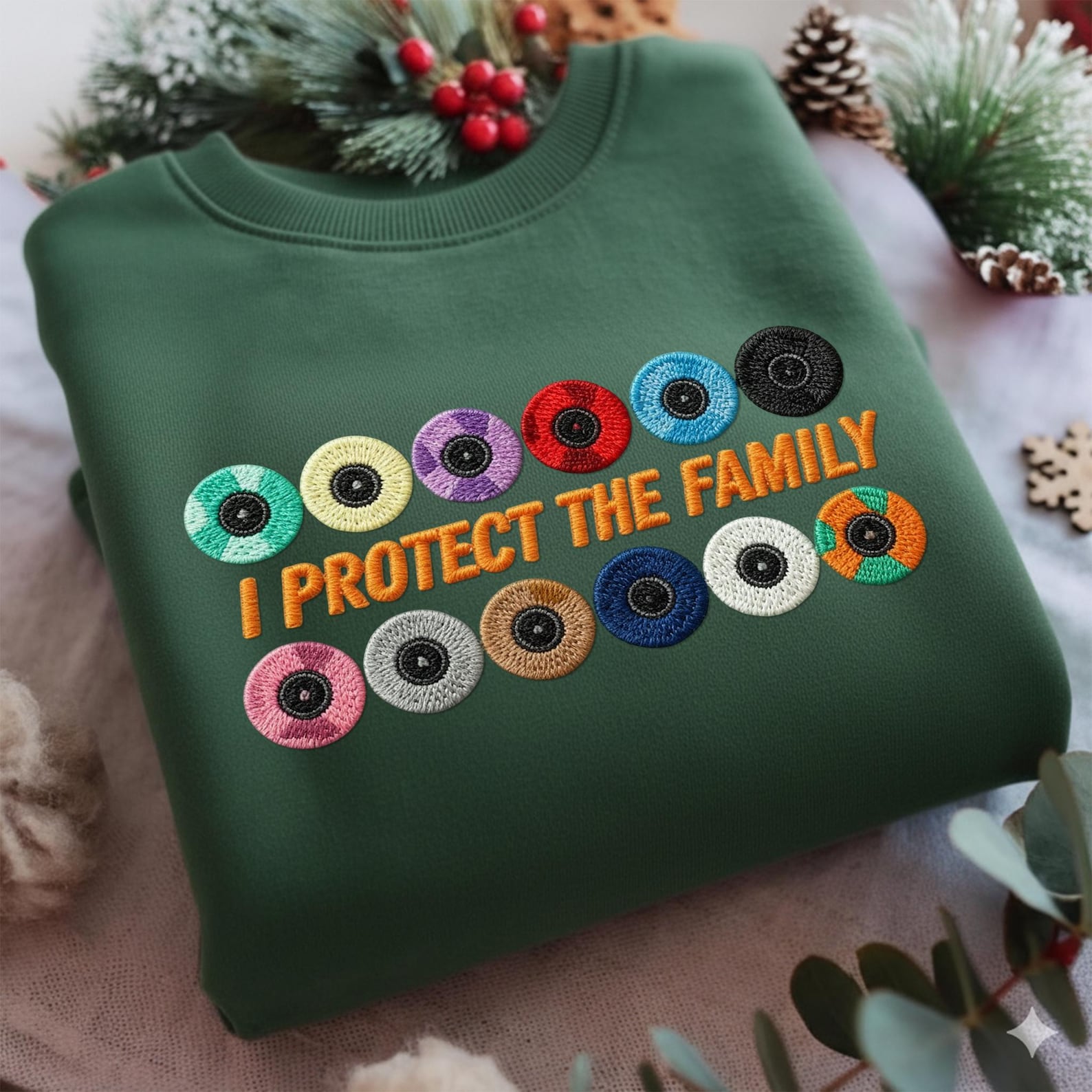 I Protect The Family Record Embroidery Sweatshirt, The Life Of Sweater, Funny Music Fan, Music Concert Fan, Taylor Concert Shirt For Fan - Image 2