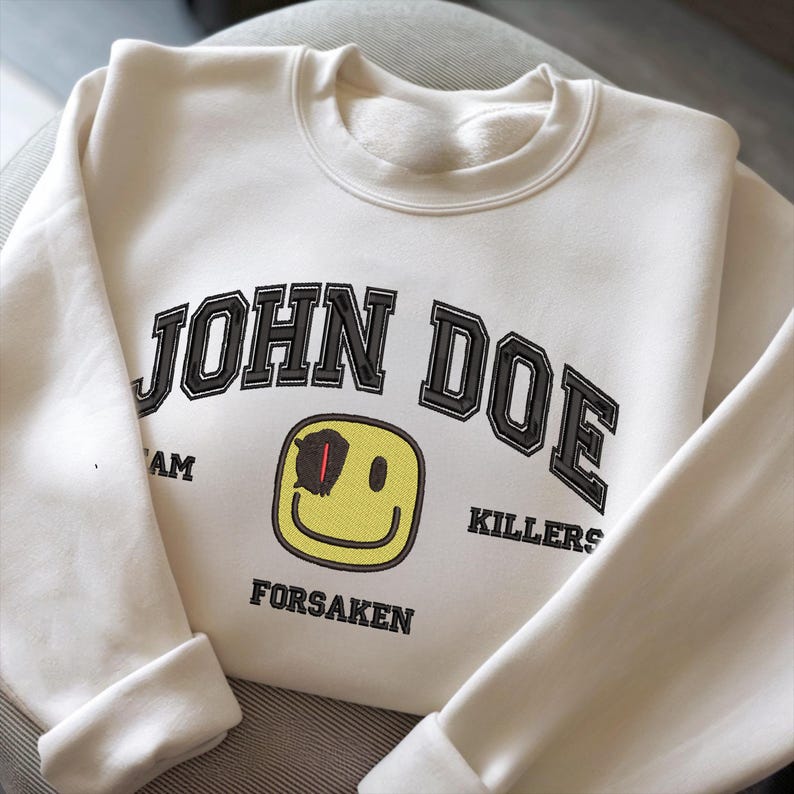 Forsaken Shirt Characters Embroidered Sweatshirt, Video Game Lover, Team Coolkidd Shirt, Slasher - Image 5