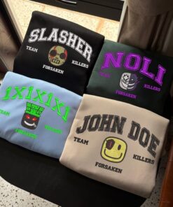 Alternative view of Forsaken Shirt Characters Embroidered Sweatshirt, Video Game Lover, Team Coolkidd Shirt, Slasher