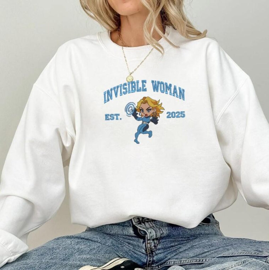 The Fantastic Four Character Member Embroidered T-Shirt, Fantastic Four Sweatshirt - Image 6